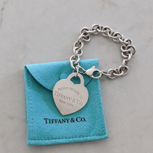 Tiffany & Co. Jewelry - Authentic Rare Tiffany large heart bracelet